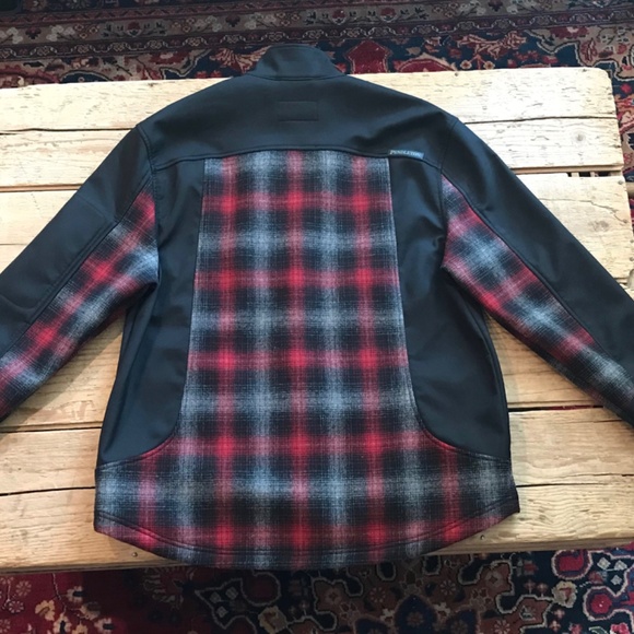 Pendleton Performance Coat - Plaid Ombre Wool - L - Picture 6 of 11
